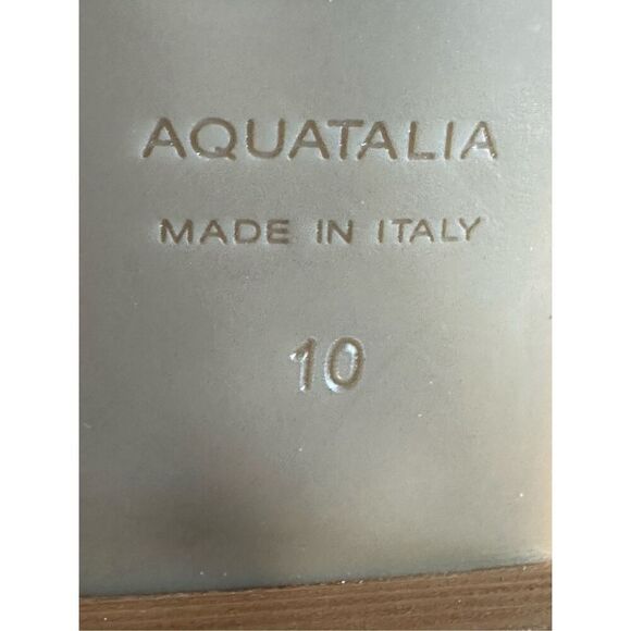 NEW Aquatalia Faria Taupe Suede Ankle Booties Size 10 - Picture 10 of 10